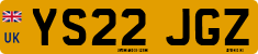 License plate of the United Kingdom, 2001 year system