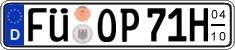 German license plate, Seasonal plates (Oldtimers)