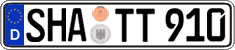 German license plate, Regular plates