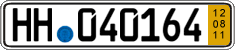 German license plate, Short-term transit plates