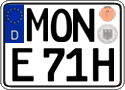German license plate, Plates for oldtimers (type 