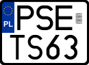 License plates of Poland, Special vehicles and motorcycles