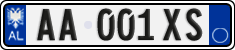 AA 001 XS