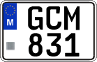 License plate of Malta, Regular plates (ABC 123)