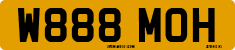 License plate of the United Kingdom, 1983 year system