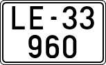 License plates of Spain, 1900 year series