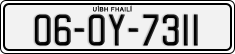 License plate of Ireland, Regular plates
