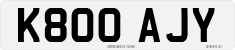License plate of the United Kingdom, 1983 year system