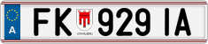 License plate of Austria, Regular plates