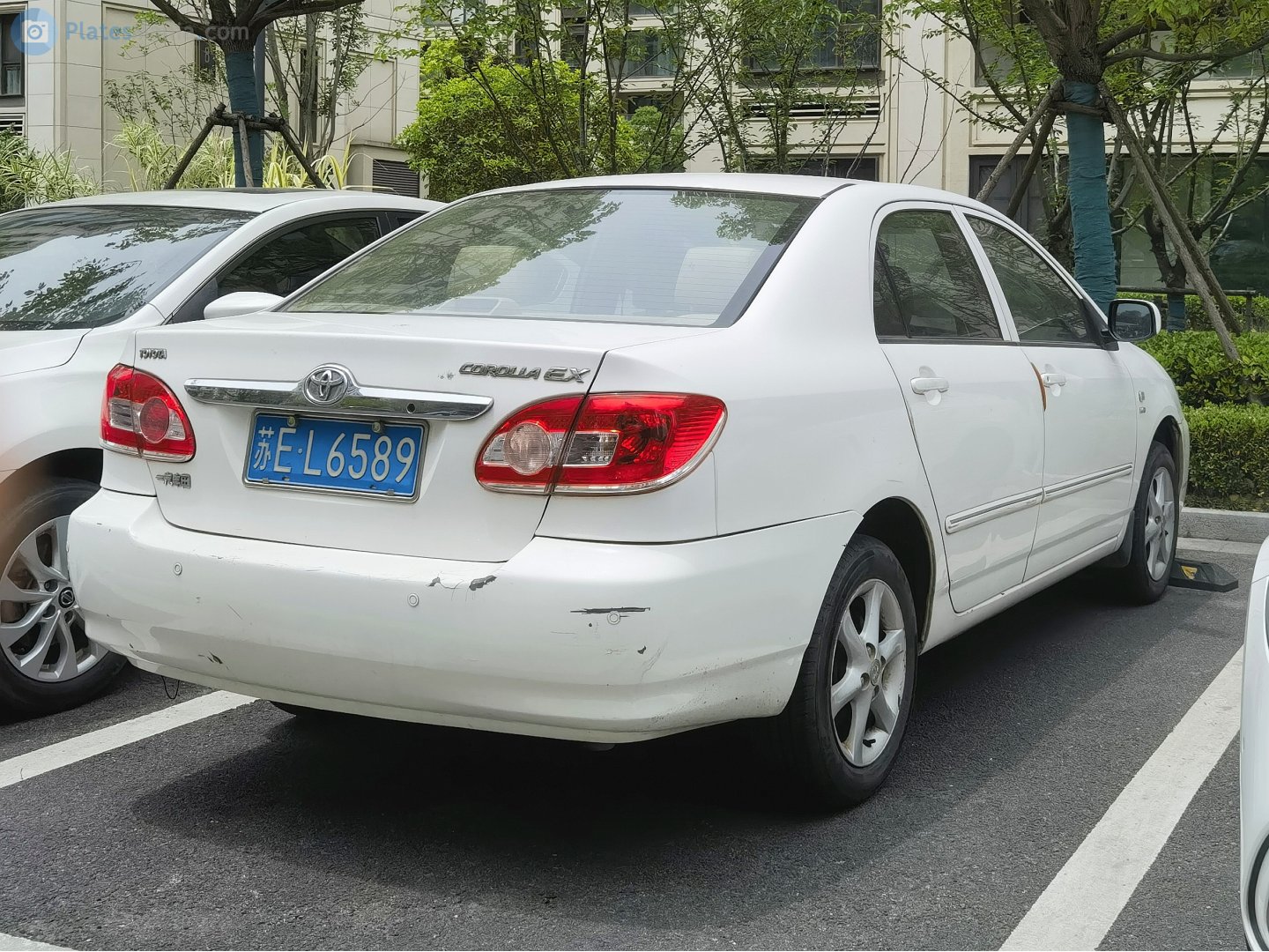 苏E·L6589, Toyota Corolla 9th gen EX Sedan (E120; CN-market), 1st facelift, 2008–2012