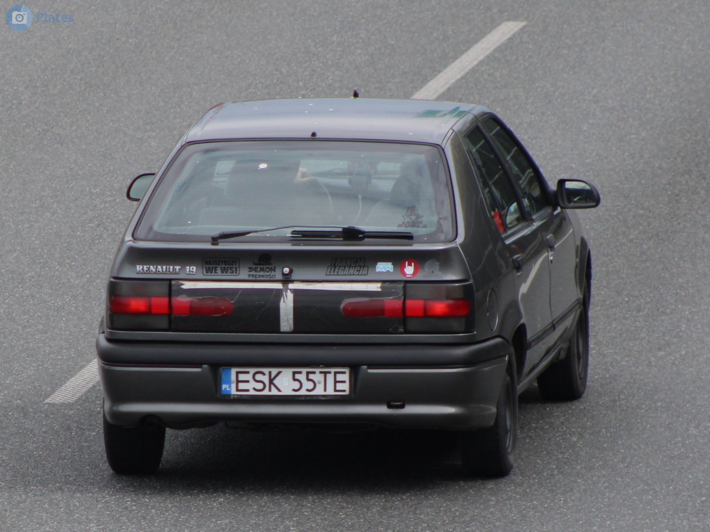 ESK 55TE, Renault 19 1st gen 5-door Hatch (B53), facelift, 1992–1996 (–1999 for LATAM- and –2000 for TR-market)