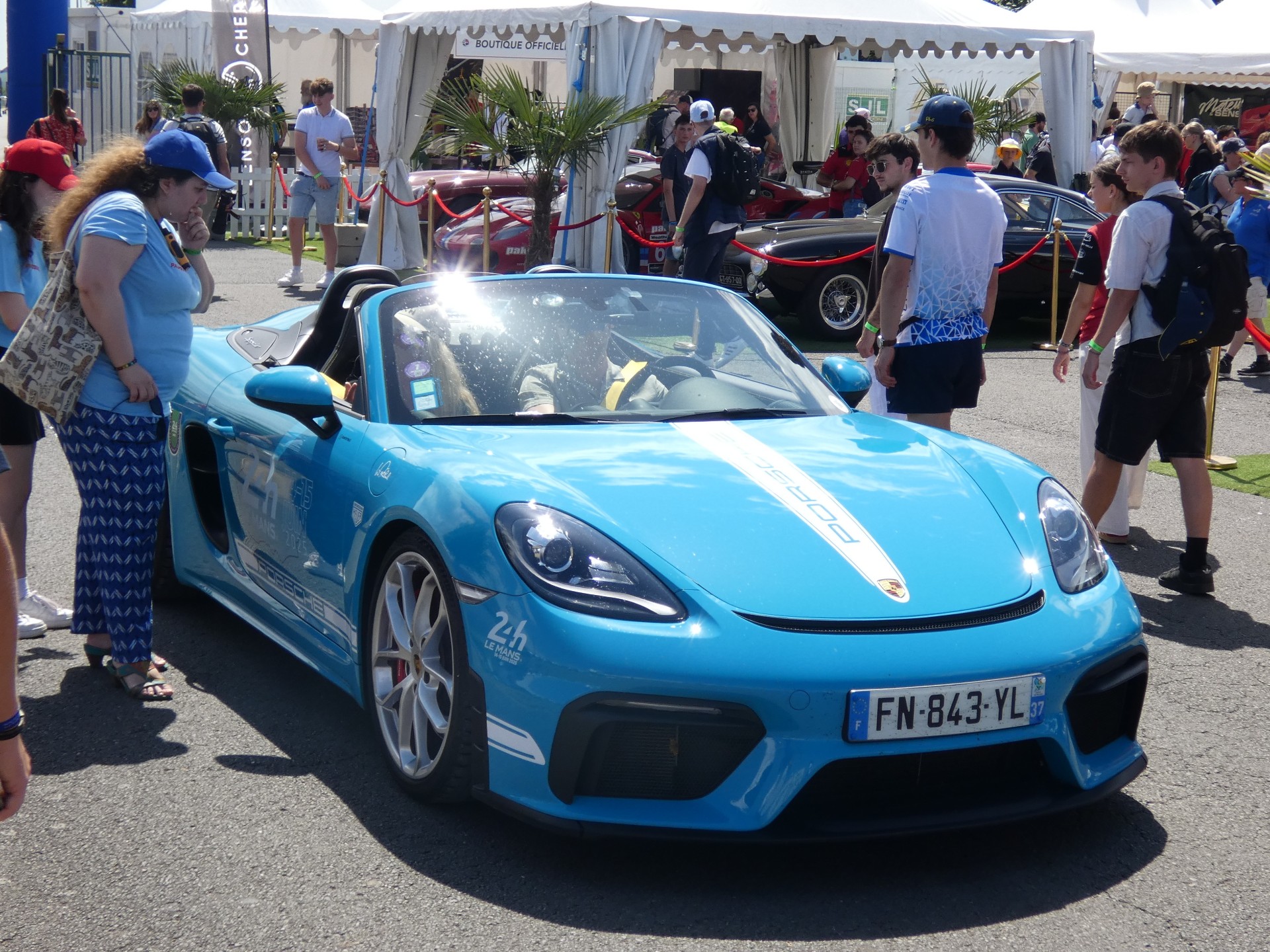 FN-843-YL, Porsche Boxster 4th gen 718 Boxster (982), 2016–