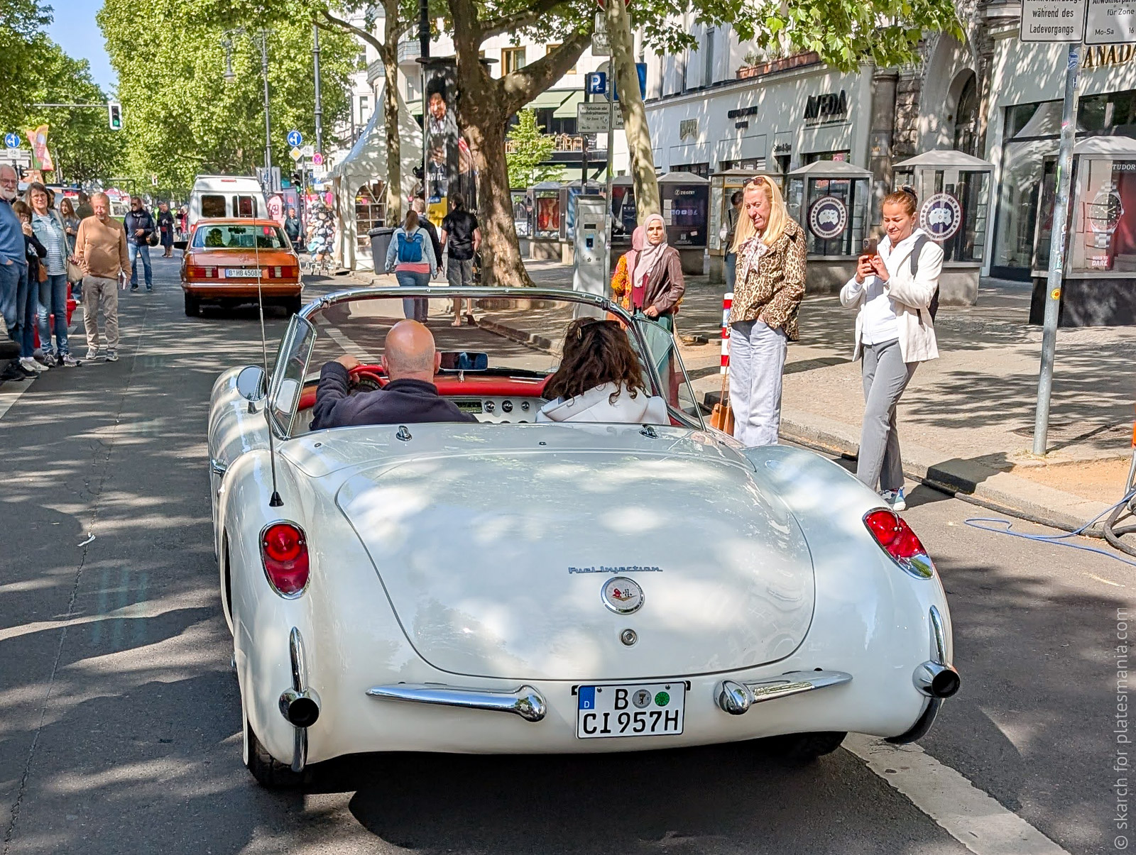 B CI 957 H, Chevrolet Corvette 1st gen (C1; 2934), 1st facelift, 1955–1957