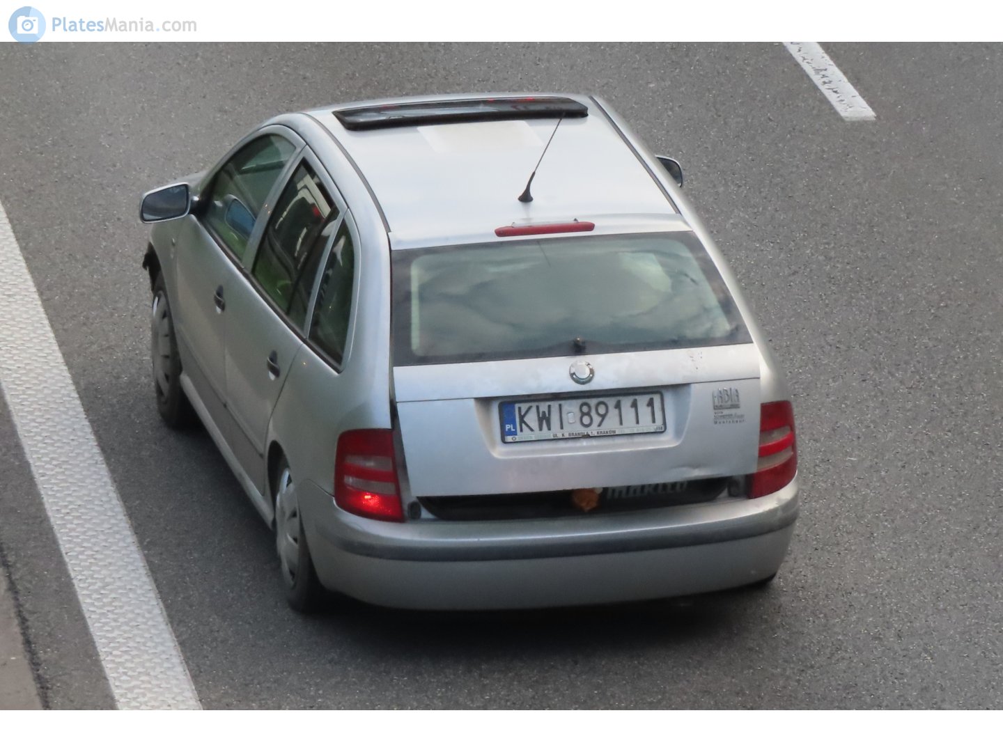 KWI 89111, Skoda Fabia 1st gen Combi (6Y5), 2000–2007