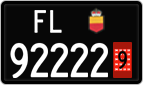 License plate of Liechtenstein, Provisional