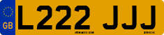 License plate of the United Kingdom, 1983 year system