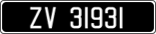 License plate of Ireland, Oldtimers