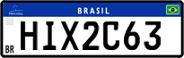 License plate of Brazil, Private owners (Mercosul)