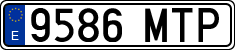 License plates of Spain, Ordinary (2000)