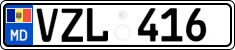 License plate of Moldova, Cars (2015)