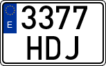 License plates of Spain, Ordinary (2000)