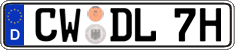 German license plate, Plates for oldtimers (type 