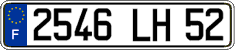 French license plate, FNI