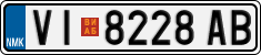 License plate of North Macedonia, Regular plates (2012)