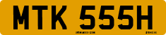License plate of the United Kingdom, 1963 year system