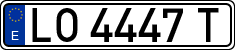License plates of Spain, 1971 year series