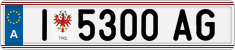 License plate of Austria, Regular plates