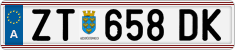 License plate of Austria, Regular plates