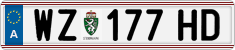 License plate of Austria, Regular plates
