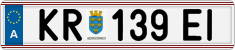 License plate of Austria, Regular plates