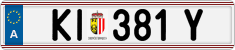 License plate of Austria, Regular plates