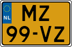 License plate of the Netherlands, Motorcycles