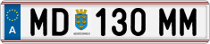 License plate of Austria, Regular plates