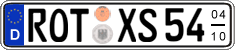 German license plate, Seasonal plates