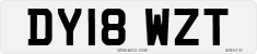 License plate of the United Kingdom, 2001 year system