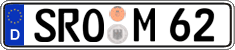 German license plate, Regular plates