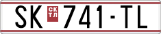 License plate of North Macedonia, Regular plates (1993)