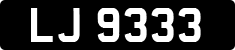 License plate of the United Kingdom, 1903 year system