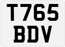 License plate of the United Kingdom, 1983 year system