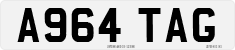 License plate of the United Kingdom, 1983 year system