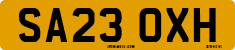 License plate of the United Kingdom, 2001 year system