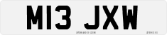 License plate of the United Kingdom, 1983 year system
