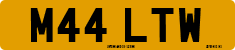 License plate of the United Kingdom, 1983 year system