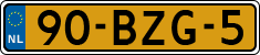 License plate of the Netherlands, Heavy Commercial Vehicles (1994 system)