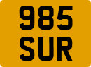 License plate of the United Kingdom, 1932 year system