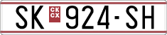 License plate of North Macedonia, Regular plates (1993)